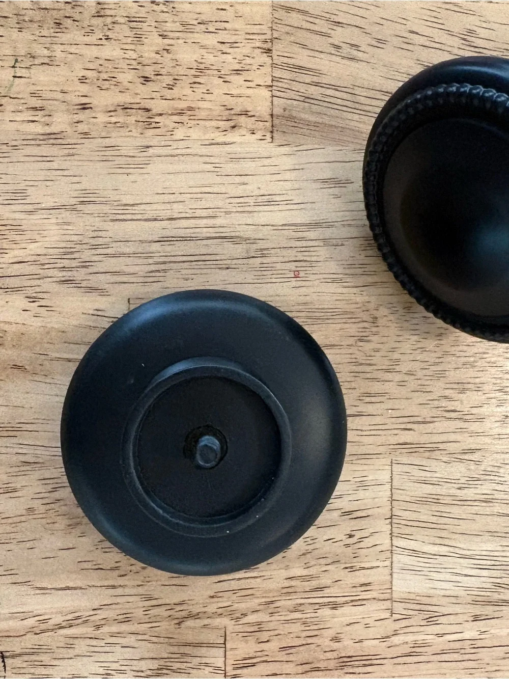 Pottery Barn Dark Bronze Round Finial, Set of 2